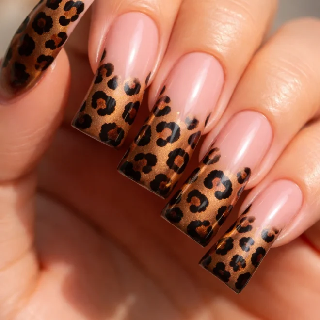 11 Cheetah Print Duck Nail Ideas