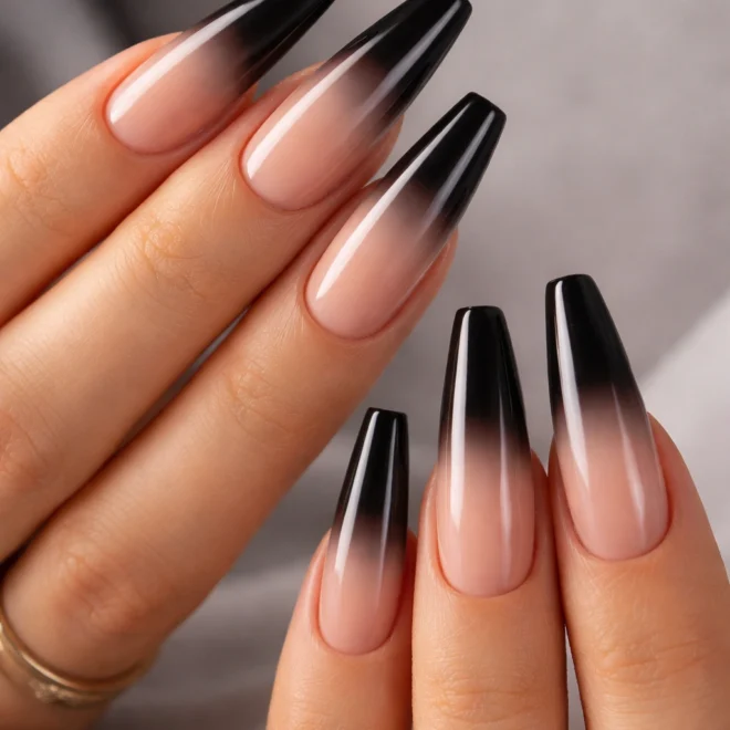 15 Long Coffin Nails Done With Extensions