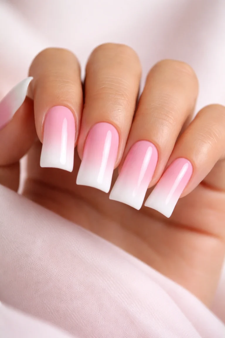 10 Pink French Tip Duck Nail Ideas