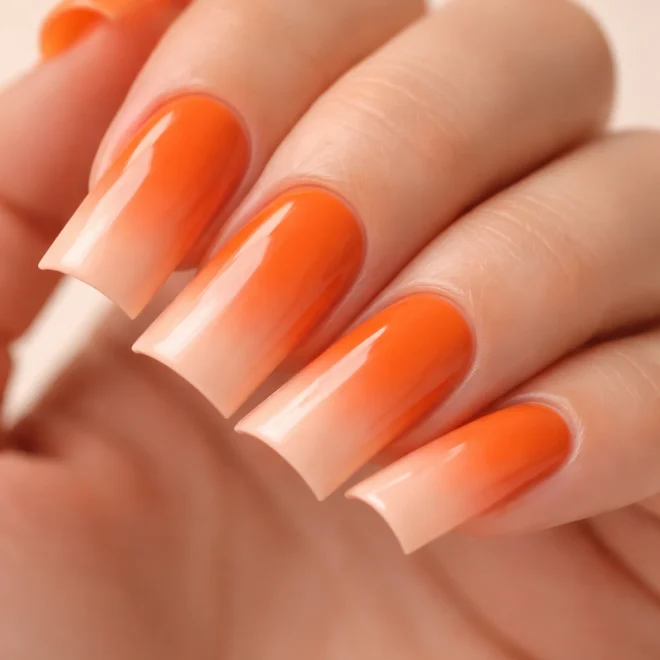 16 Orange Duck Nail Ideas