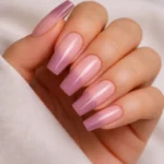 10 Pink Coffin Nail Ideas for Medium Nails