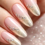 10 Long Oval Nails with Rhinestones That Sparkle