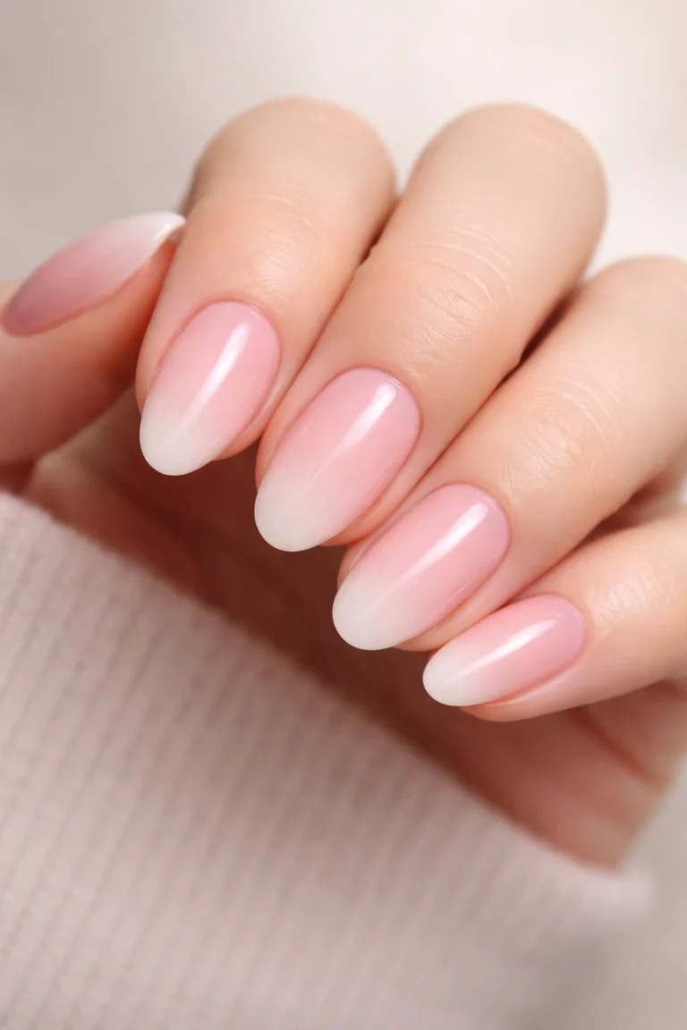 20 Short Pink Almond Nails for a Soft Look