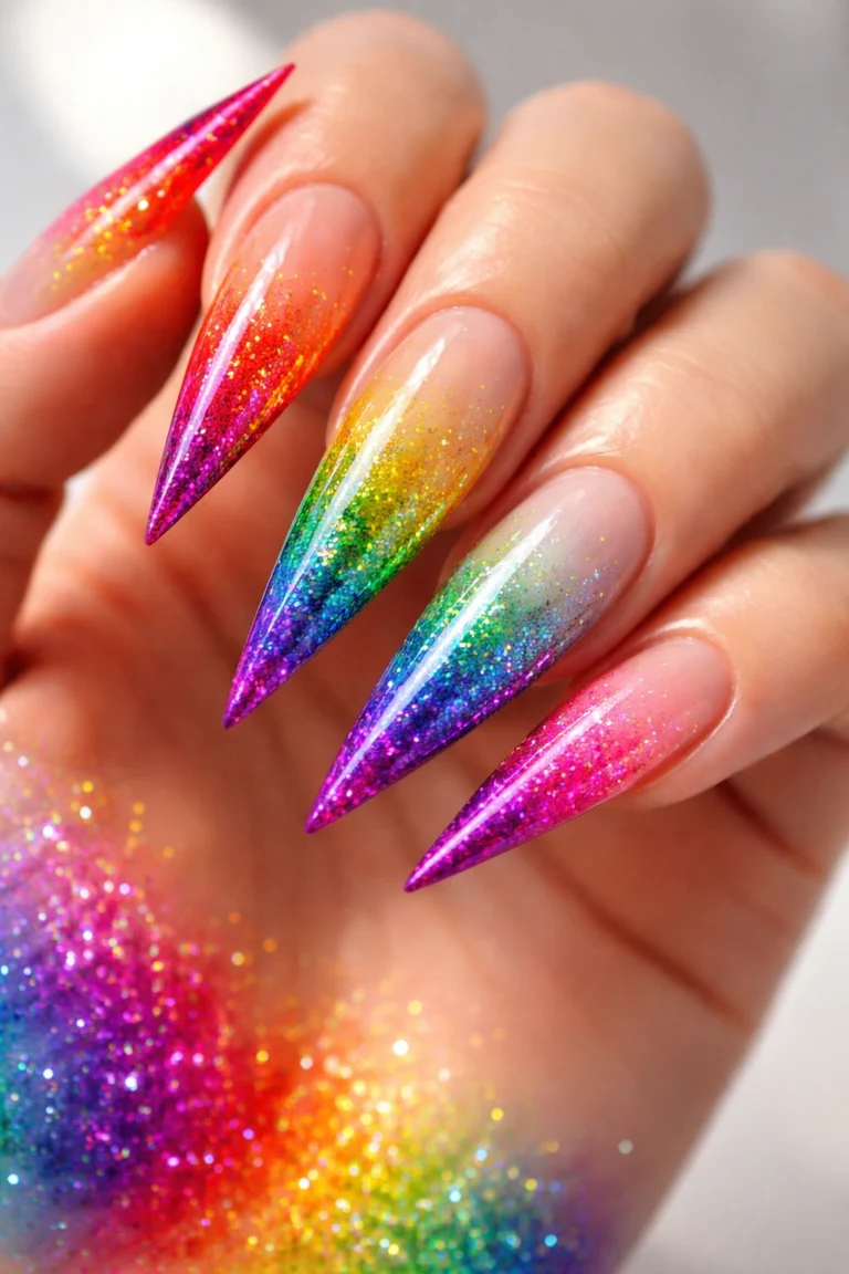 14 Junk Stiletto Nails That Go All Out