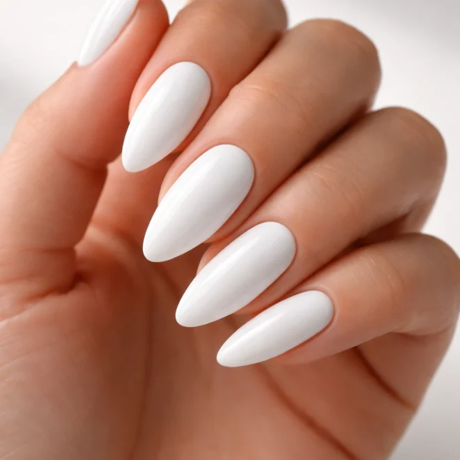 15 White Almond Nails Anyone Can Do