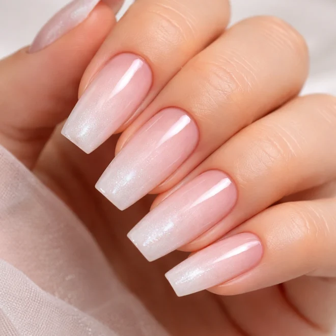 18 Wedding Coffin Nails for Medium Nails