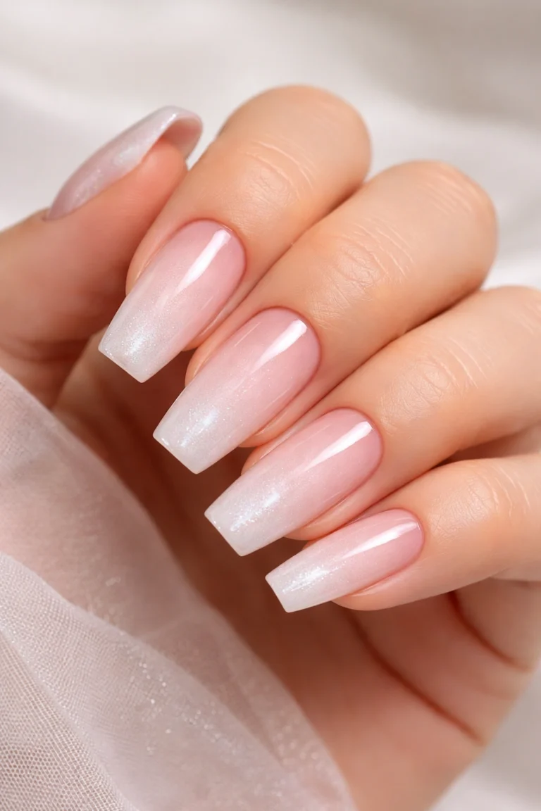 18 Wedding Coffin Nails for Medium Nails