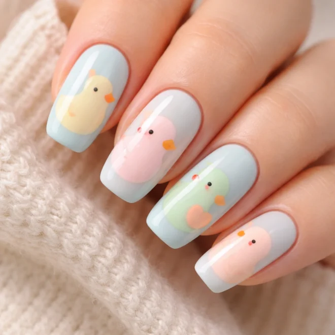 10 Baby Blue Duck Nails to Try