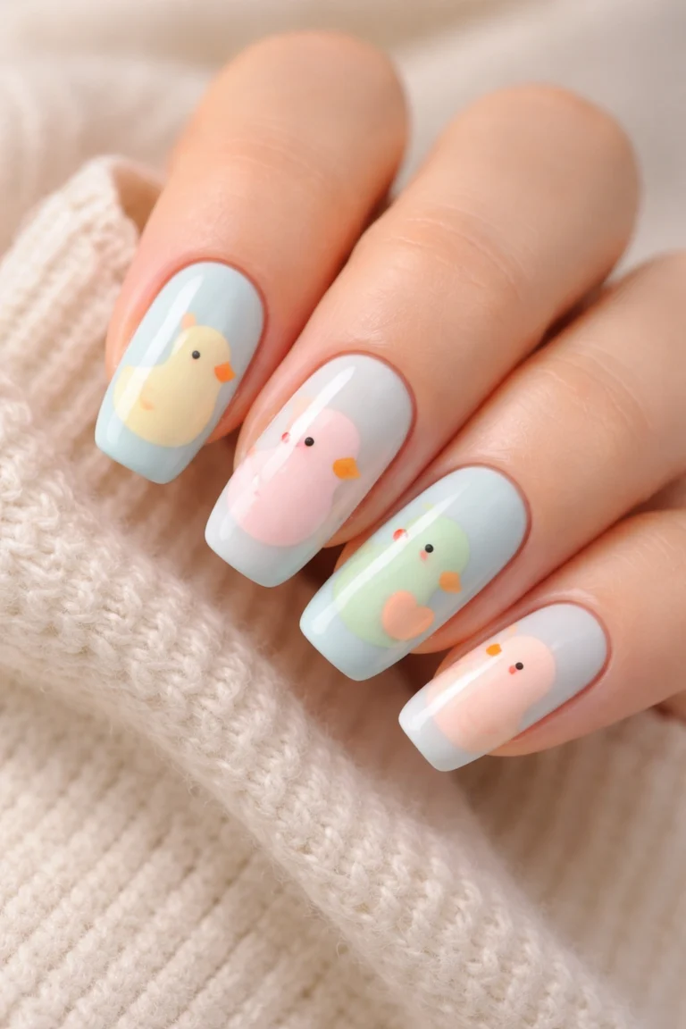 10 Baby Blue Duck Nails to Try