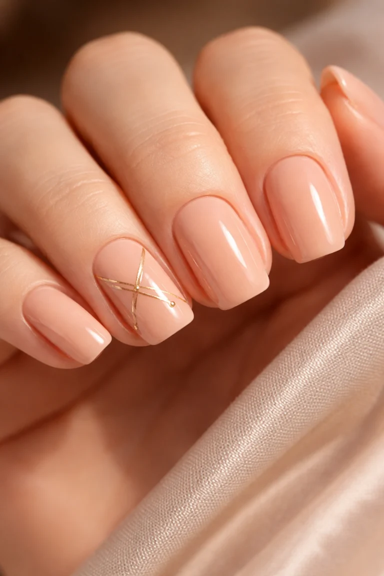 12 Light Toned Short Squoval Acrylic Nail Ideas