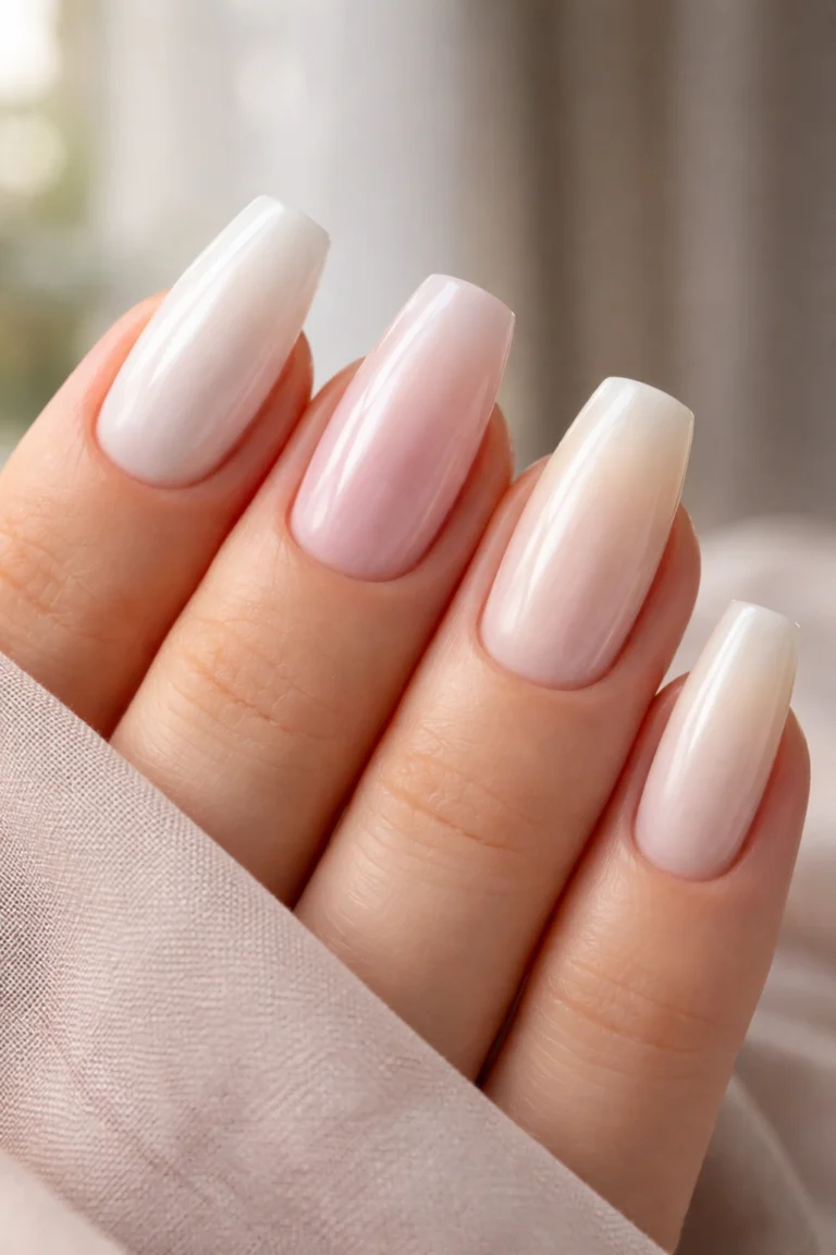 15 Pearl Ballerina Nails for a Soft Finish