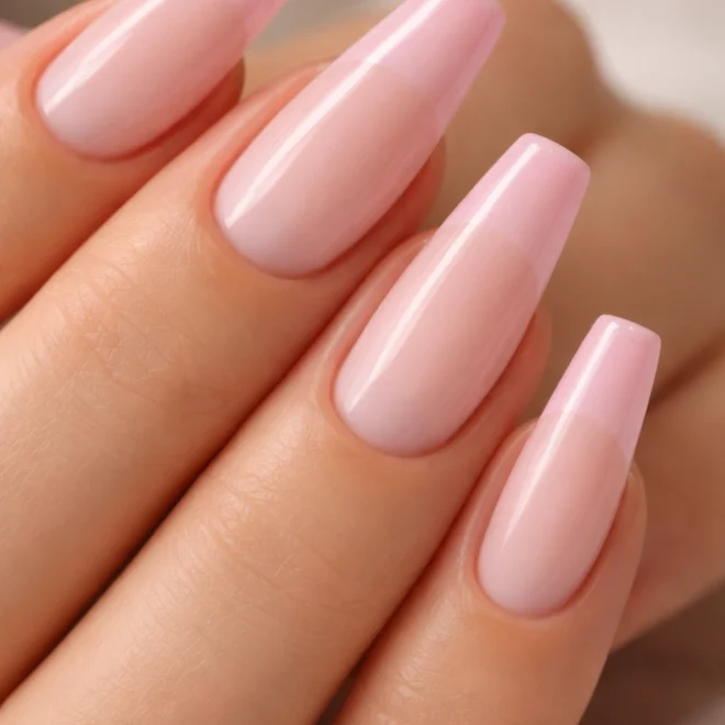 15 Pink French Tip Ballerina Nails That Look Sweet