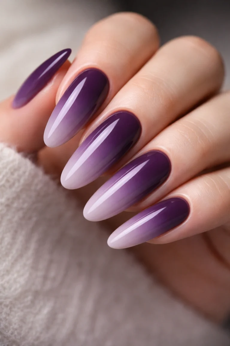12 Ombre Long Oval Nails You Will Absolutely Love
