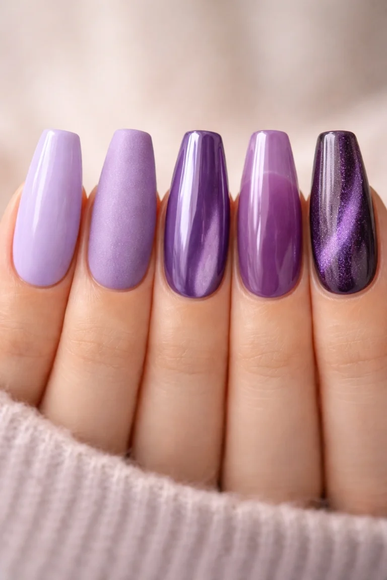 15 Purple Ballerina Nails From Lilac to Plum