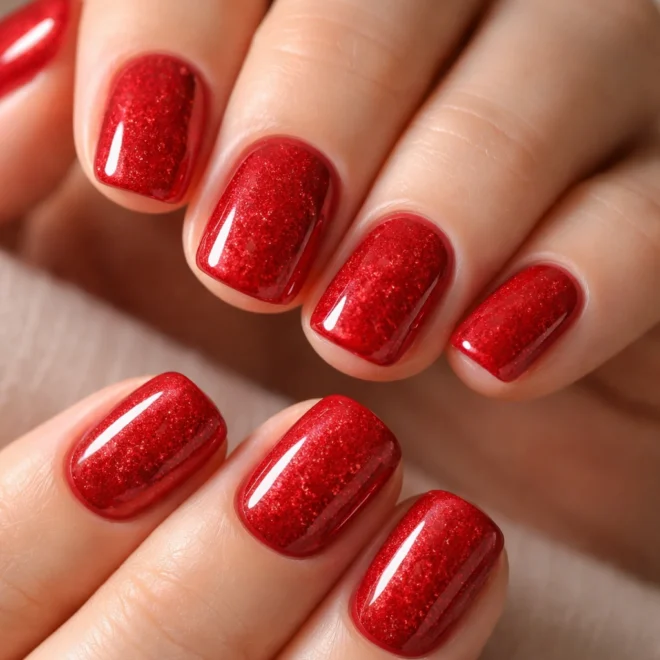 10 Short Squoval Nails for a Romantic Date Night