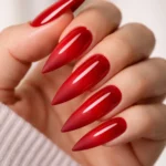 20 Simple Red Stiletto Nail Ideas