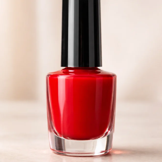 18 Short Red French Tip Almond Nails to Try