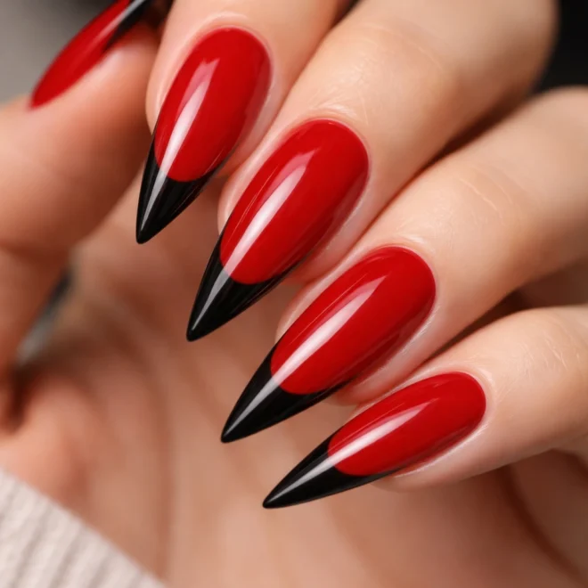 18 Cute Stiletto Nail Ideas