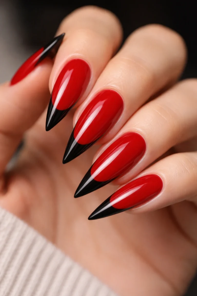 18 Cute Stiletto Nail Ideas