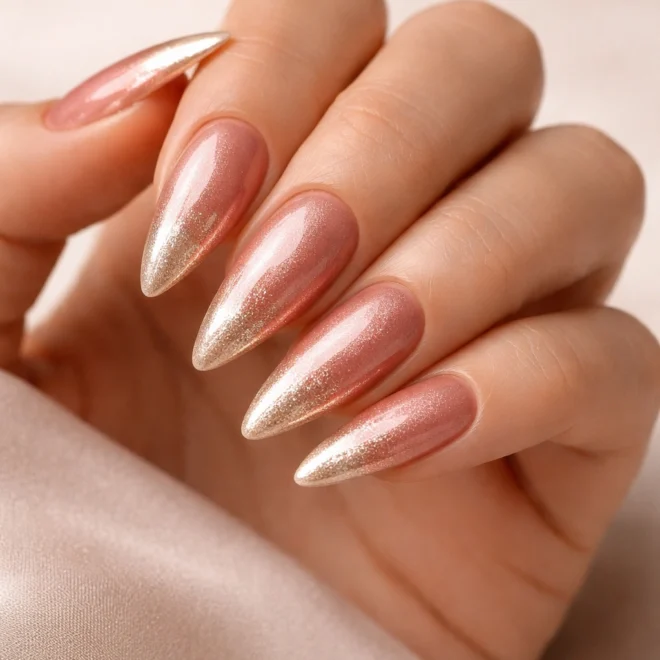 15 Ombre Stiletto Nails for Medium Nails