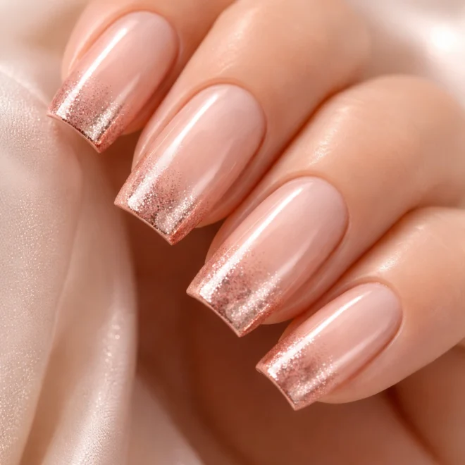 10 Soft Square Thin French Tip Nails to Copy