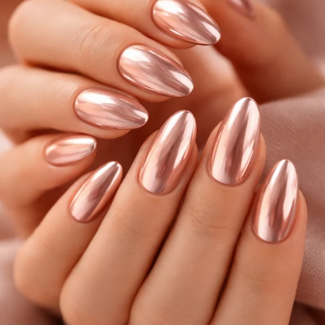 30 Gold Chrome Nails That Look Expensive on a Budget