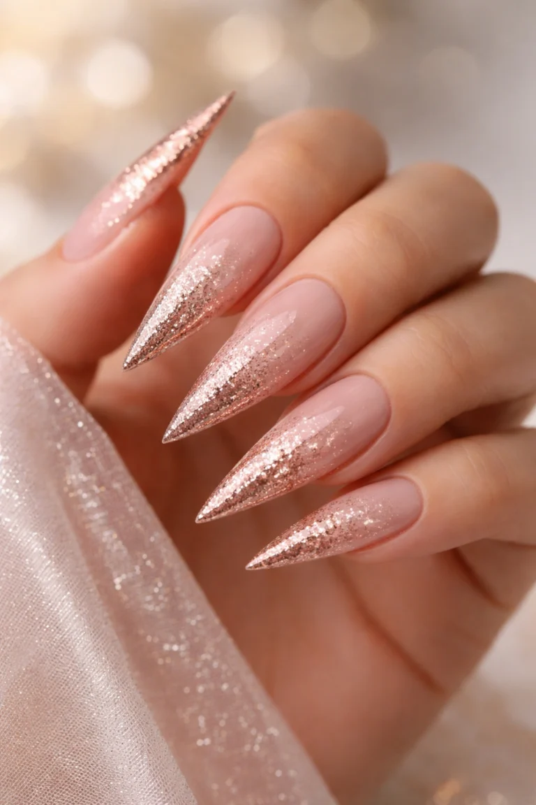 16 Stiletto Nail Ideas for a Birthday