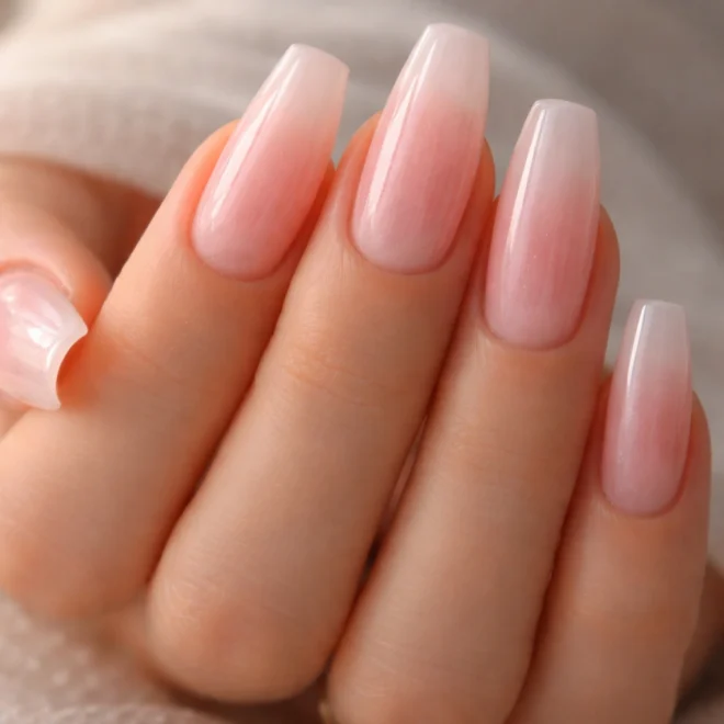 15 Ombre Ballerina Nails With Smooth Blends