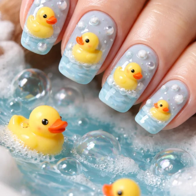 10 Cute Duck Nail Ideas