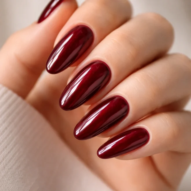 15 Red Long Oval Nails for a Bold Look