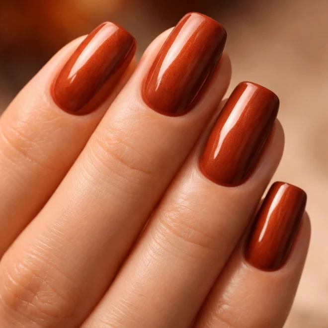 10 Thanksgiving Nail Colors in Warm Tones