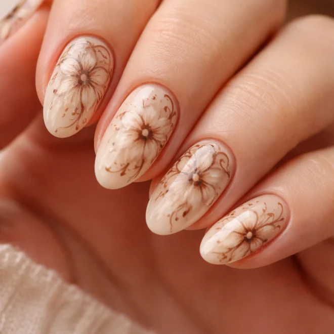 15 Short Retro Almond Nails Anyone Can Recreate