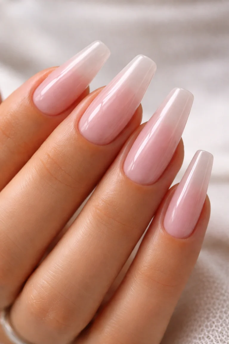 15 Sheer Pink Ballerina Nails for a Milky Look