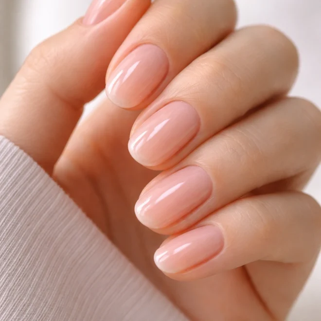 20 Short Oval Nails for Work That Stay Polished