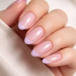 15 Short Lilac and Pink Almond Nails