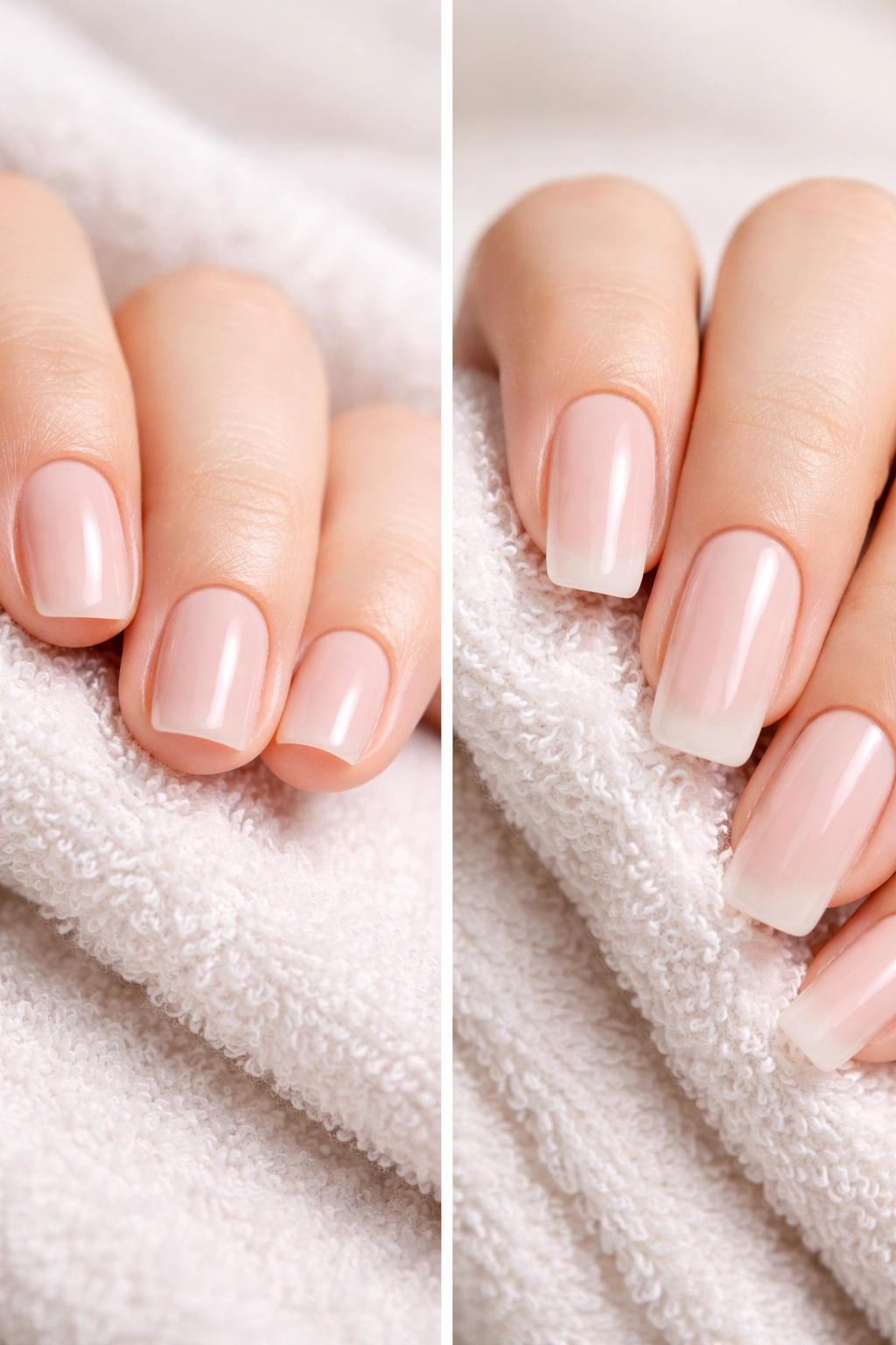 Durability comparison of short vs long squoval nails on hands