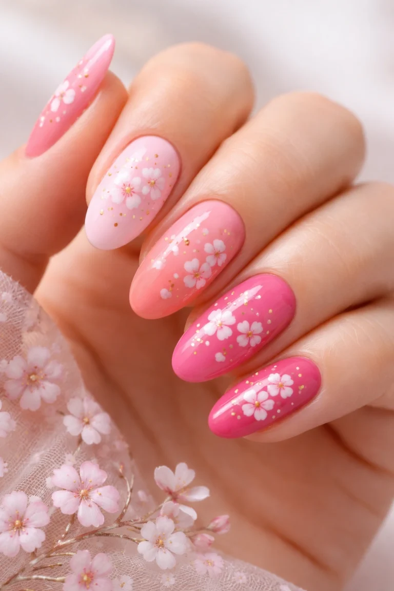 10 Cherry Blossom Nail Ideas Worth Trying