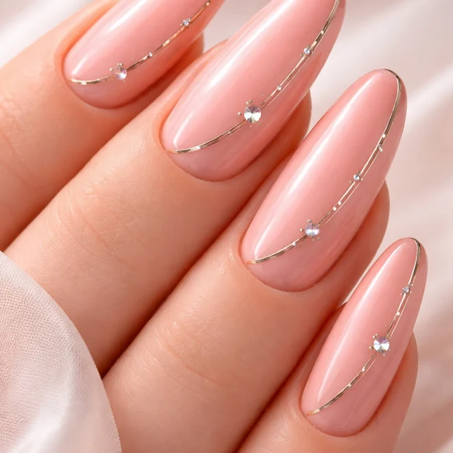 15 Pink Long Oval Nails for a Soft Feminine Look