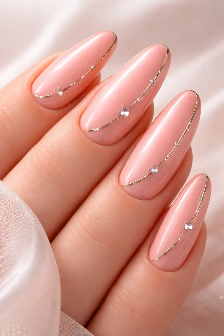 15 Pink Long Oval Nails for a Soft Feminine Look