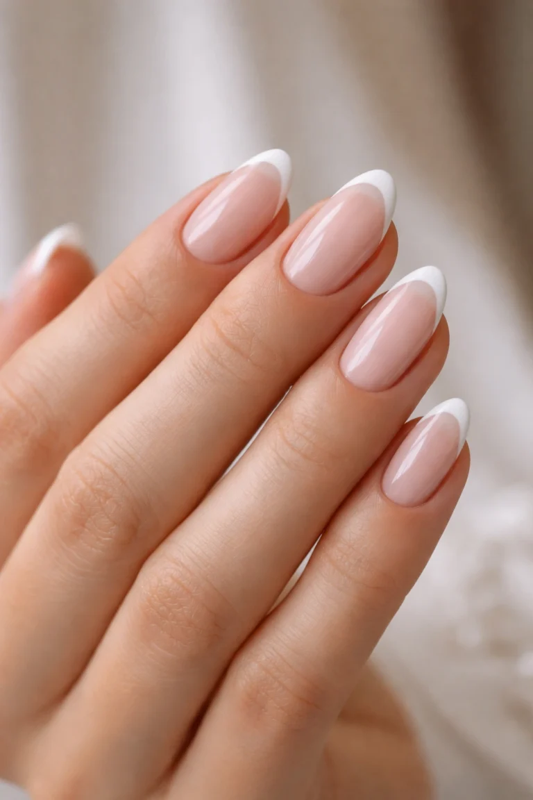 15 Short Almond Nails for a Wedding