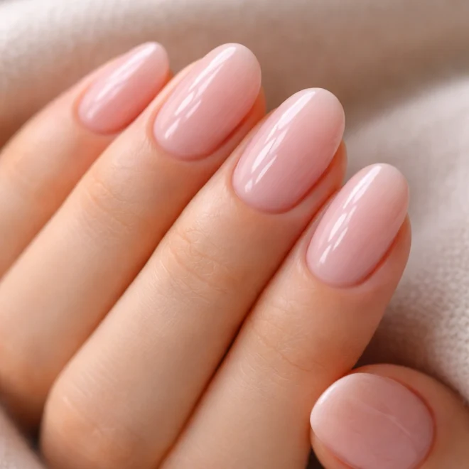 15 Pretty Pink Short Oval Nails You’ll Love