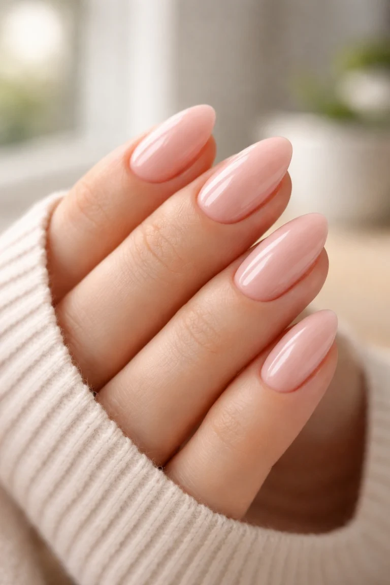 12 Short Almond Nails for School
