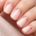 12 Short Squoval Reverse French Nail Ideas