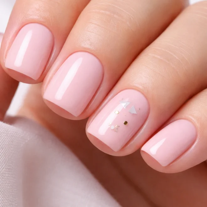 15 Short Soft Pink Square Nails for Everyday Wear
