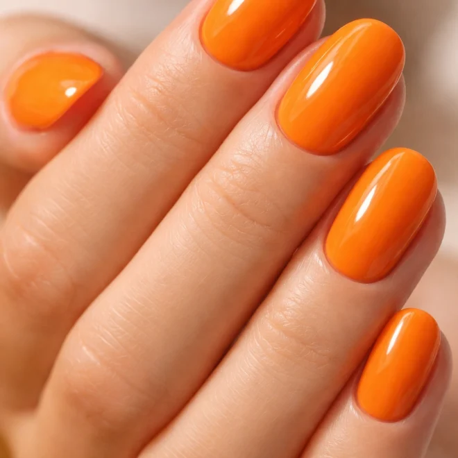15 Bright Short Oval Nails in Fun Colors