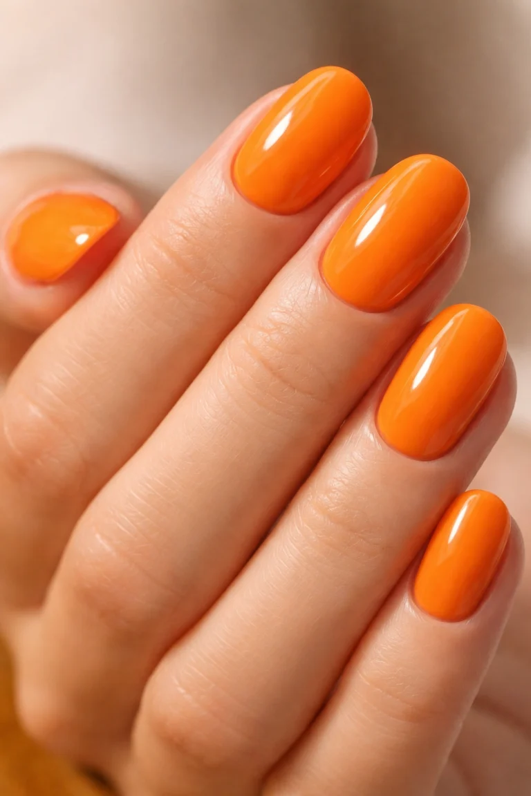 15 Bright Short Oval Nails in Fun Colors