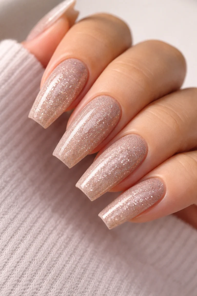 15 Glitter Ballerina Nails That Shine Just Right