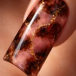 10 Brown and Pink Duck Nail Ideas