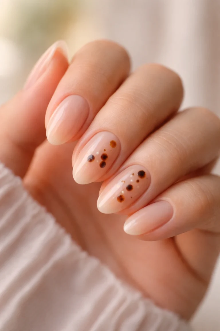 12 Short Tortoiseshell Almond Nails That Stand Out