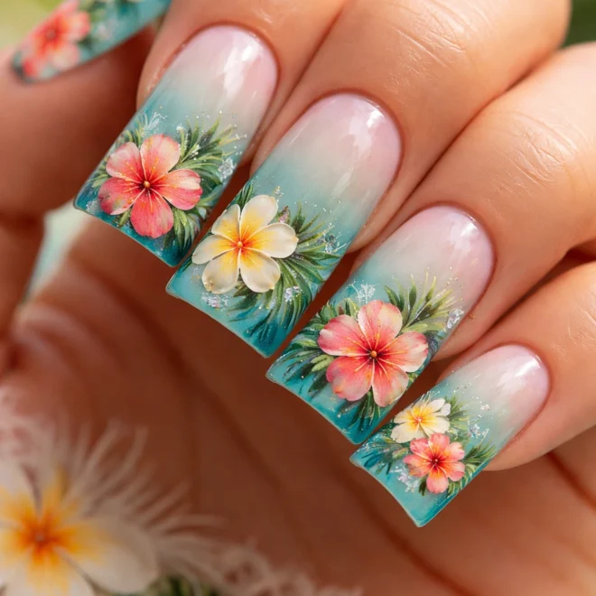 11 Tropical Duck Nail Ideas